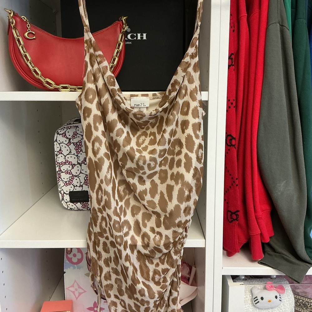 Rue21 Leopard Print Mini Dress